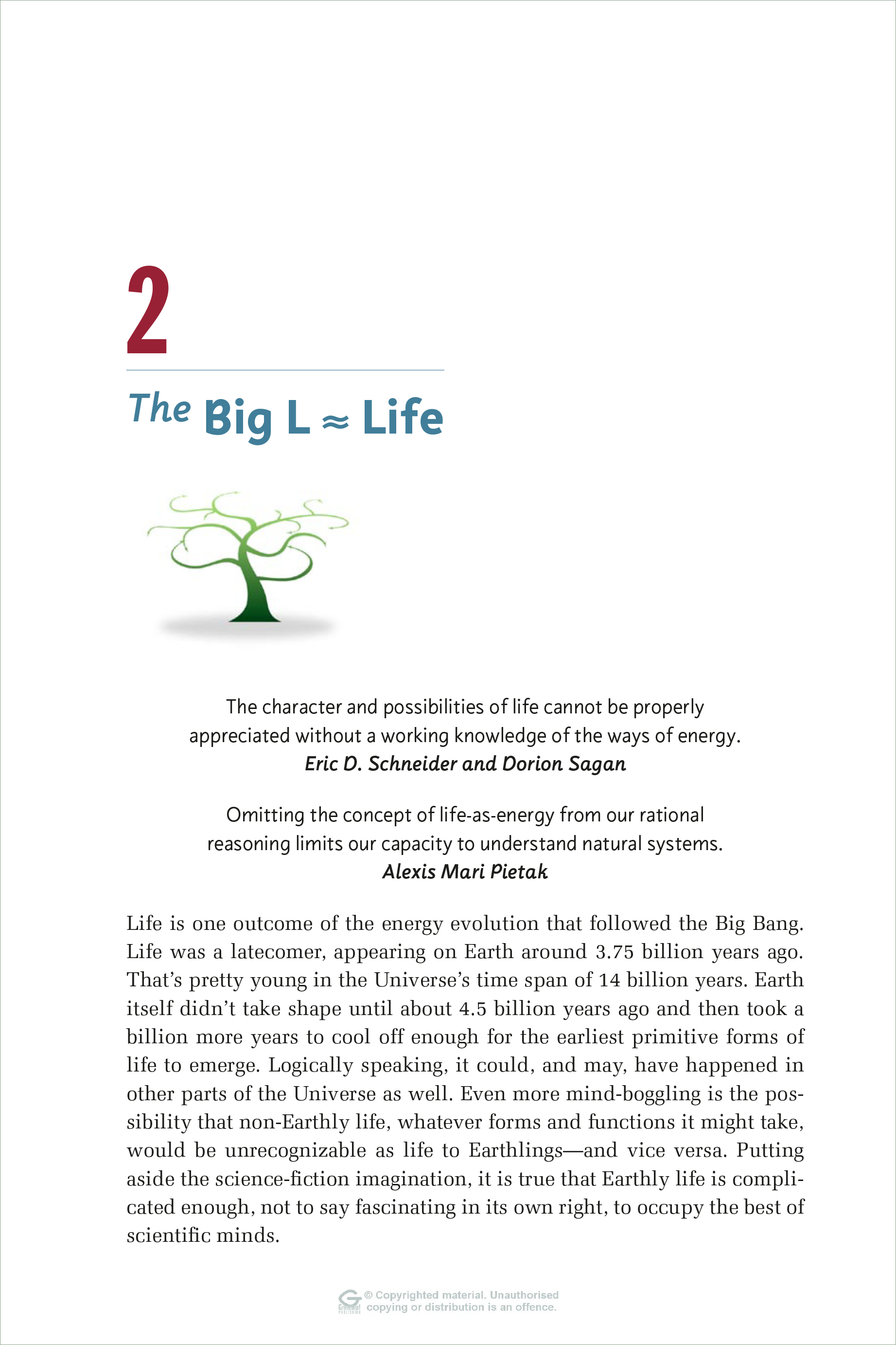 Natural Corporate Management sample page